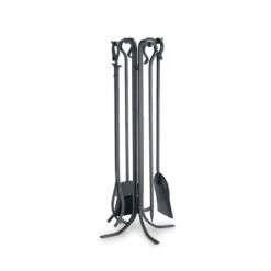 Pilgrim Forged Large Hearth Matte Black Tool Set -Emocion Central 18002 2