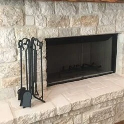 Pilgrim Forged Hearth Matte Black Tool Set