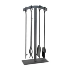 Pilgrim Shadow Iron Fireplace Tool Set (18089)