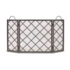 Pilgrim Iron Weave Tri Panel Fireplace Screen (18199) -Emocion Central 18199 2