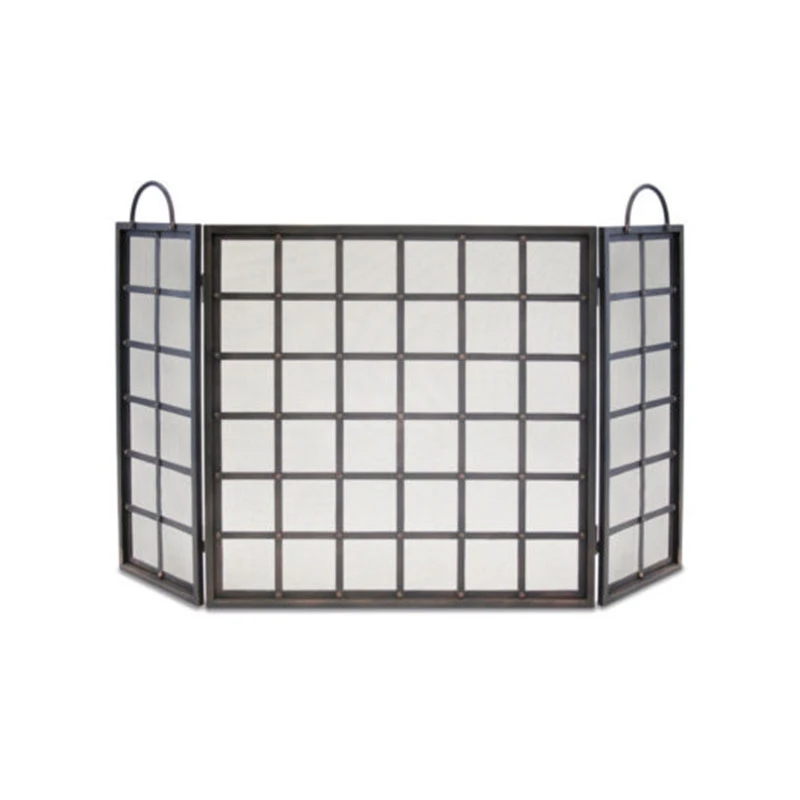 Pilgrim Manor 3 Panel Folding Fireplace Screen (18228) 3 Pilgrim Manor 3 Panel Folding Fireplace Screen (18228)