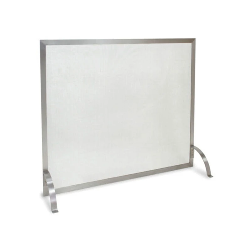 Pilgrim Newport Stainless Steel Single Panel Fireplace Screen (18260) 4 Pilgrim Newport Stainless Steel Single Panel Fireplace Screen (18260) - Image 2