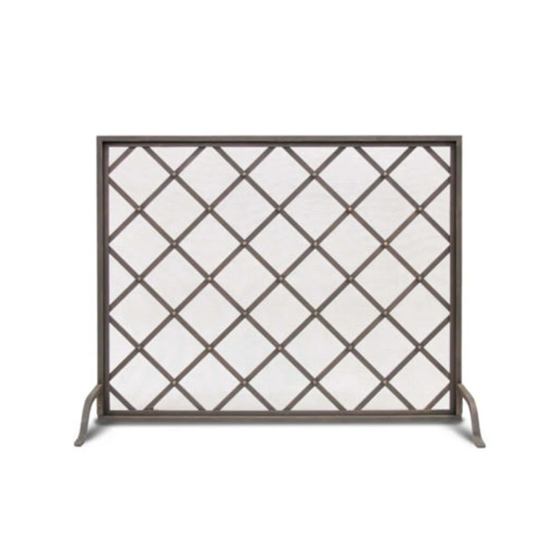Pilgrim Iron Weave Single Panel Fireplace Screen (18303) 4 Pilgrim Iron Weave Single Panel Fireplace Screen (18303) - Image 2
