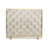 Pilgrim Bedford Burnished Brass Fireplace Screen -Emocion Central 18311 2