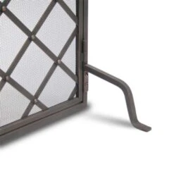 Pilgrim Iron Weave Door Fireplace Screen (18450) -Emocion Central 18450 5