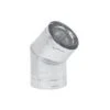 Metal-Fab 5" Direct Vent 45 Degree Swivel Elbow 2 Metal-Fab 5" Direct Vent 45 Degree Swivel Elbow -Emocion Central 5D45L 2