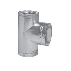 Metal-Fab 8" Stainless Steel Insulated Tee W/ Tee Cap