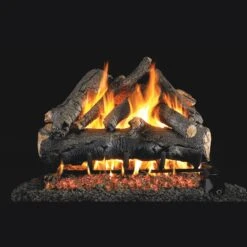 Real Fyre American Oak 30-in Gas Logs Only