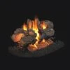 Real Fyre Charred Oak See-Thru 30-in Logs With Burner Kit Options -Emocion Central CHD 2 30 X 2