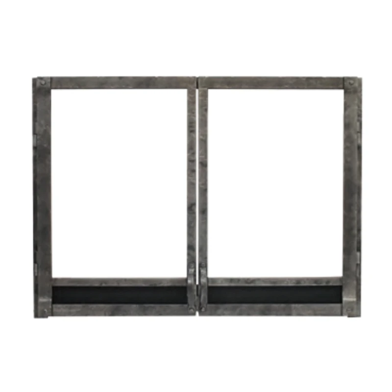 Empire Forged Iron Frame W/ Operable Doors For 36" Fireplace 3 Empire Forged Iron Frame W/ Operable Doors For 36" Fireplace