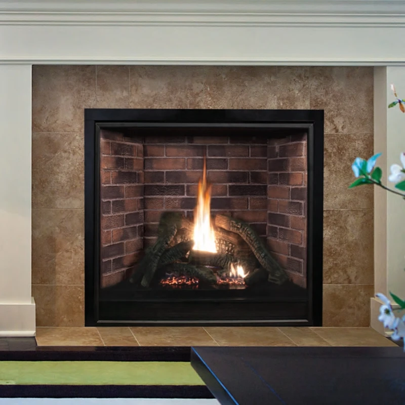 Empire 42" Madison Clean-Face Direct Vent Premium Gas Fireplace With Log Set 3 Empire 42" Madison Clean-Face Direct Vent Premium Gas Fireplace With Log Set