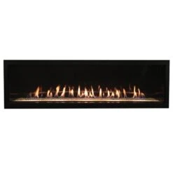 Empire Boulevard 60" Direct Vent Linear Gas Fireplace -Emocion Central DVLL60BP90 2