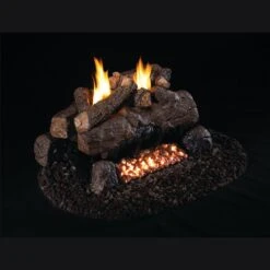 Real Fyre Evening Fyre See-Thru Vent Free Gas Logs 16/18-in With G18 Burner Options