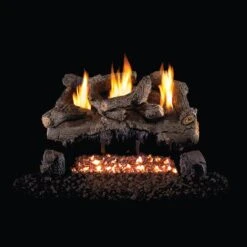 Real Fyre Evening Fyre 30-in Vent Free Gas Logs With G18 Burner Kit