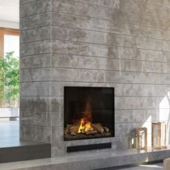 Faber E-Matrix Single-Sided Built-In Electric Water Vapor Fireplace -Emocion Central FEF3226L1 4