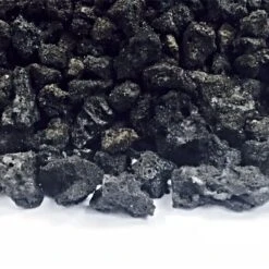 Fire Glass Plus 3/8" BLACK LAVA 8-LB