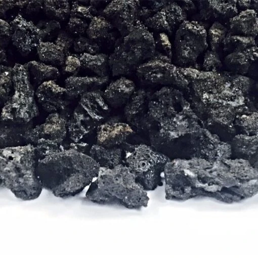 Fire Glass Plus 3/8" BLACK LAVA 8-LB -Emocion Central FGP OL S 8 2