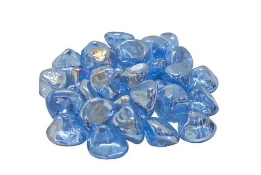 Real Fyre Steel Blue Diamond Nuggets - 10 Lb -Emocion Central GLD 10 SB 2