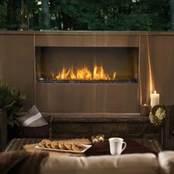 Napoleon Galaxy 48 Outdoor Gas Fireplace -Emocion Central GSS48 X 3