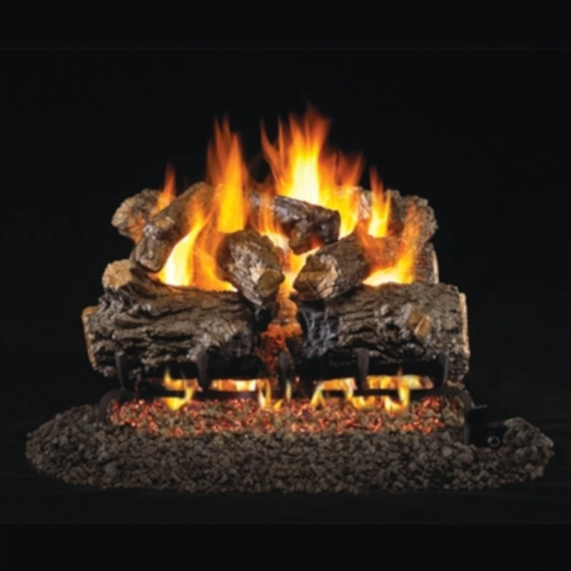 Real Fyre Burnt Rustic Oak 16-in Logs Only 3 Real Fyre Burnt Rustic Oak 16-in Logs Only