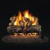 Real Fyre Burnt Rustic Oak 30-in Logs With Burner Kit Options -Emocion Central HCHR 30 X 2