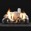 White Mountain Hearth 30-in Birch Ceramic Fiber Vent-Free Logs Only -Emocion Central LS 30B2 2