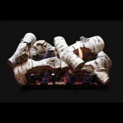 Empire 24-IN Vent-Free Birch-Burncrete Logs Only