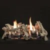 Empire 30-IN Driftwood-Burncrete Log Set With Slope Glaze Burner -Emocion Central LS30CD VFSR30 2 1