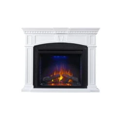 Napoleon Taylor Mantel Package Including Ascent Electric 33 -Emocion Central NEFP33 0214W 2