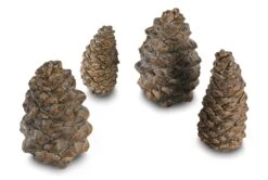 Real Fyre Designer Pine Cones- 4 Assorted Sizes