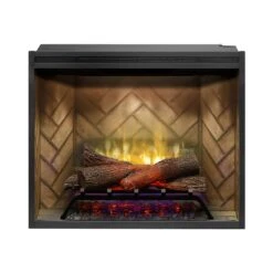 Dimplex Revillusion Herringbone 30" Built-in Electric Firebox (RBF30) -Emocion Central RBF30 4