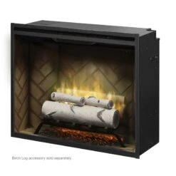 Dimplex Revillusion Herringbone 30" Built-in Electric Firebox (RBF30) -Emocion Central RBF30 5