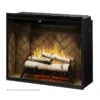Dimplex Revillusion Herringbone 36" Portrait Built-in Electric Firebox W/ Plug Kit & Front Glass RBF36P-FG -Emocion Central RBF36P 3
