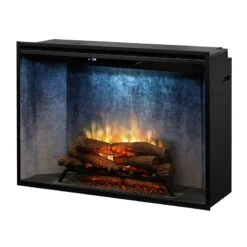 Dimplex Revillusion Weathered Concrete 42" Built-In Electric Firebox W/ Plug Kit & Front Glass RBF42WC-FG 11 Dimplex Revillusion Weathered Concrete 42" Built-In Electric Firebox W/ Plug Kit & Front Glass RBF42WC-FG -Emocion Central RBF42WC 3