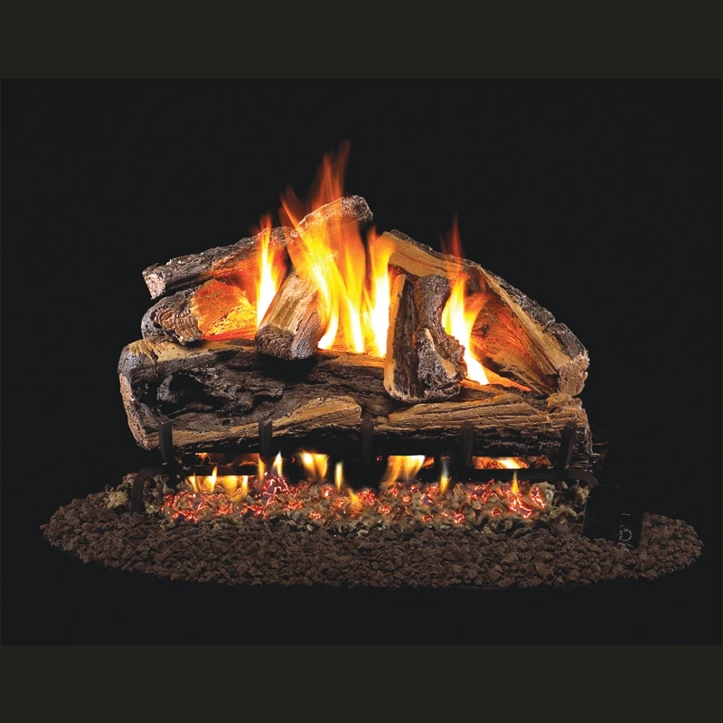 Real Fyre Rugged Split Oak 30-in Gas Logs Only 3 Real Fyre Rugged Split Oak 30-in Gas Logs Only