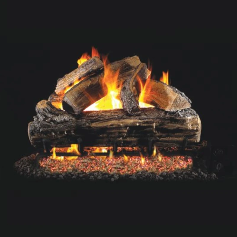 Real Fyre Split Oak 30-in Gas Logs Only 3 Real Fyre Split Oak 30-in Gas Logs Only