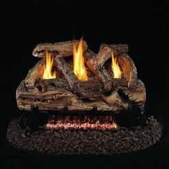 Real Fyre Split Oak 20-in Vent Free Gas Logs With G9 Burner Kit Options