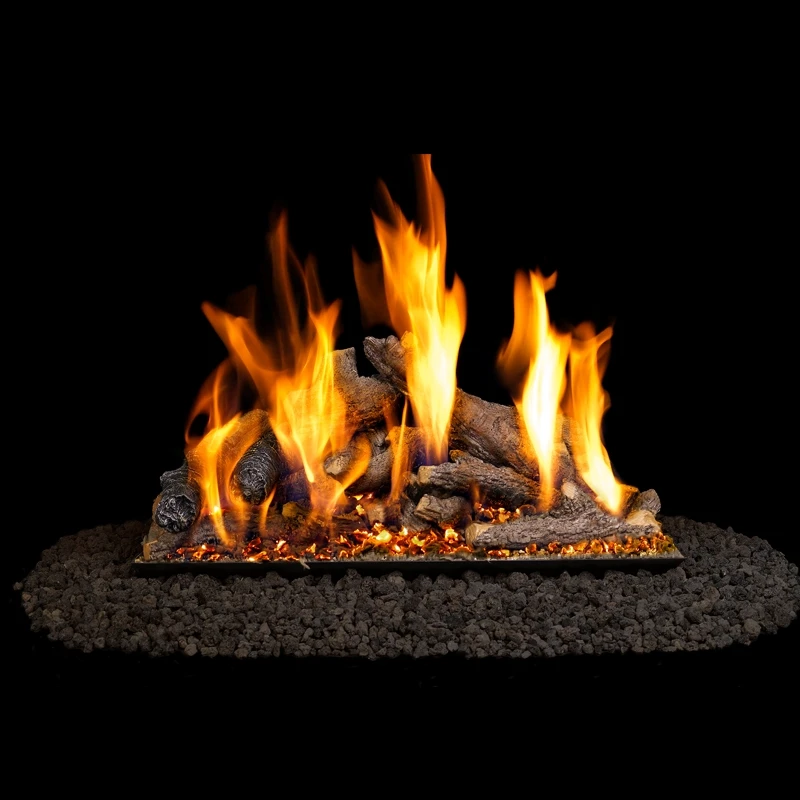 Real Fyre Shoreline Designer Oak 30-in Gas Logs Only 3 Real Fyre Shoreline Designer Oak 30-in Gas Logs Only