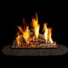 Real Fyre Shoreline Designer Oak 30-in With P45 Burner Kits -Emocion Central SO 30 X 2