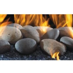 Real Fyre River Rocks With 18-in P45 Burner Kit Options