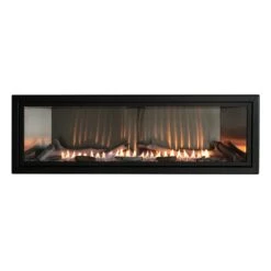 Empire Boulevard 48" Linear Vent Free Gas Fireplace, Millivolt -Emocion Central VFLB48FP30 3